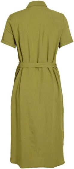 Vila Jurk Vielaine S/s Mid Calf Shirt Dress/s 14085024 Calliste Green Dames Maat - 42 5 Vila Jurk Vielaine S/s Mid Calf Shirt Dress/s 14085024 Calliste Green Dames Maat - 42 -Trendyo Trendy Winkel 528x1200 4