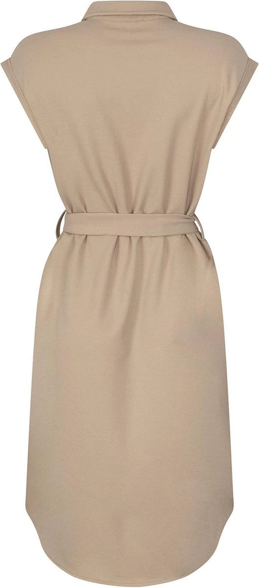 Zoso Jurk Mason Crepe Fabric Dress 231 0007 Sand Dames Maat - L 4 Zoso Jurk Mason Crepe Fabric Dress 231 0007 Sand Dames Maat - L - Afbeelding 2