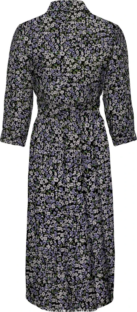 ONLY ONLNOVA LUX 3/4 LONG SHIRT DRESS AOP PTM Dames Jurk - Maat M 4 ONLY ONLNOVA LUX 3/4 LONG SHIRT DRESS AOP PTM Dames Jurk - Maat M - Afbeelding 2