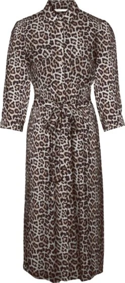 ONLY ONLNOVA LUX 3/4 LONG SHIRT DRESS AOP PTM Dames Jurk - Maat XS