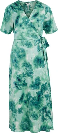 OBJECT OBJSUMAI ELIN S/S WRAP DRESS A DIV Dames Jurk - Maat 38