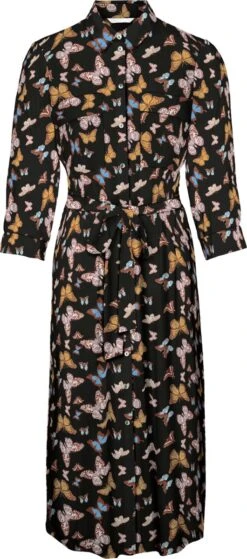 ONLY ONLNOVA LUX 3/4 LONG SHIRT DRESS AOP PTM Dames Jurk - Maat S