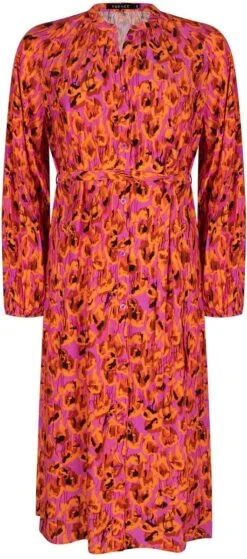 Ydence Dress Aline Jurken Dames - Rok - Jurk - Oranje - Maat M -Trendyo Trendy Winkel 530x1200 5