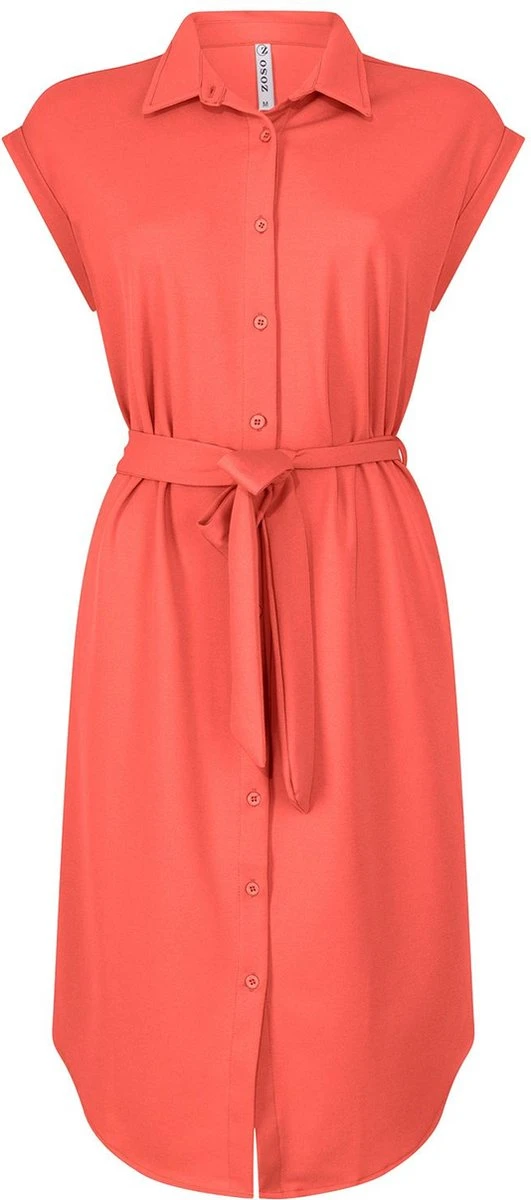 Zoso Jurk Mason Crepe Fabric Dress 231 0400 Pink Dames Maat - S 3 Zoso Jurk Mason Crepe Fabric Dress 231 0400 Pink Dames Maat - S