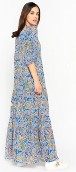 LOLALIZA Maxi-jurk Met Paisleyprint - Blauw - Maat 38 -Trendyo Trendy Winkel 531x1200 7