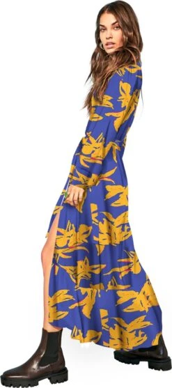 ONLY ONLALMA LIFE POLY EMILY SHIRT DRESS AOP Dames Jurk - Maat XL