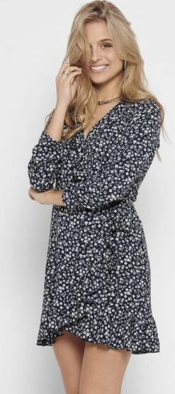 ONLY ONLCARLY L/S WRAP SHORT DRESS NOOS WVN Dames Jurk - Maat 38 -Trendyo Trendy Winkel 534x1200 2