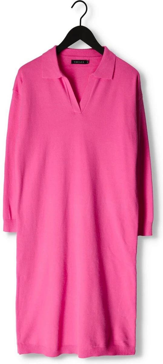 Ydence Knitted Dress Paulina Jurken Dames - Rok - Jurk - Fuchsia - Maat M 4 Ydence Knitted Dress Paulina Jurken Dames - Rok - Jurk - Fuchsia - Maat M - Afbeelding 2