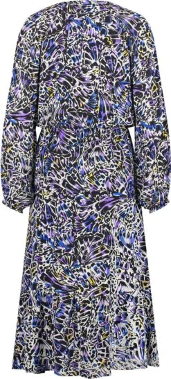 GERRY WEBER Dames Chiffon Jurk Ecru/Weiss/Blau Druck-40 -Trendyo Trendy Winkel 542x1200 6