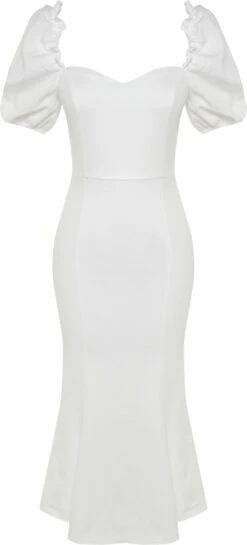 Trendyol Vrouwen Ballon Mouw Lieve Schat Basis Jurk -Trendyo Trendy Winkel 544x1200 6