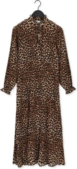 Moves Lavisa 2434 Jurken Dames - Kleedje - Rok - Jurk - Bruin - Maat 36 -Trendyo Trendy Winkel 549x1200