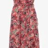 TwoDay Dames Maxi Jurk Bloemenprint Rood - Maat XL -Trendyo Trendy Winkel 549x1200 6