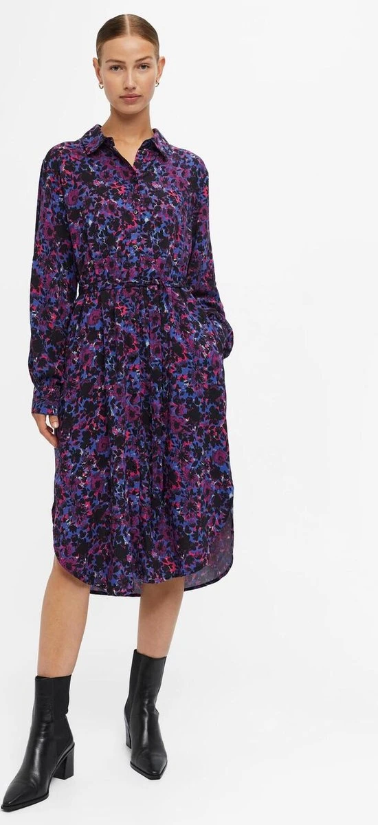 OBJECT OBJHOLLY L/S SHIRT DRESS 124 Dames Jurk - Maat 40 8 OBJECT OBJHOLLY L/S SHIRT DRESS 124 Dames Jurk - Maat 40 - Afbeelding 6