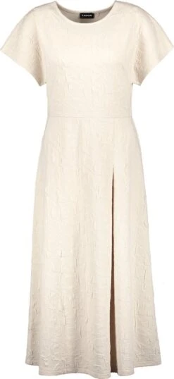 TAIFUN Dames Midi-jurk Light Creme-44 -Trendyo Trendy Winkel 551x1200 6