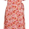Vila Jurk Vinaria S/s Wrap Midi Dress/dc/su 14083215 Tigerlily/mis Dames Maat - 38 -Trendyo Trendy Winkel 551x1200 8