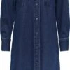 PIECES PCNURSEL LS DENIM SHIRT DRESS QX BC Dames Jurk - Maat 54 -Trendyo Trendy Winkel 553x1200 1