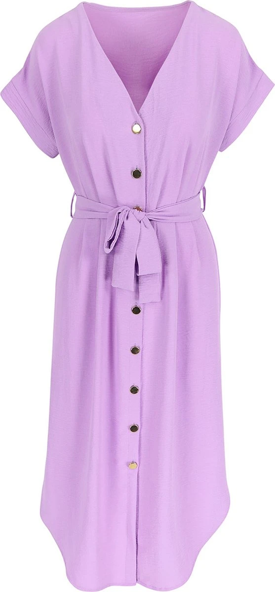 LOLALIZA Maxi-jurk - Lila - Maat 44 6 LOLALIZA Maxi-jurk - Lila - Maat 44 - Afbeelding 4