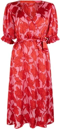 Aaiko Dames Jurk / Dames Kleding - Zazou - Roze - Maat S