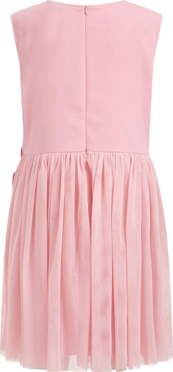 WE Fashion Meisjes Tule Jurk Met Strik 4 WE Fashion Meisjes Tule Jurk Met Strik - Afbeelding 2