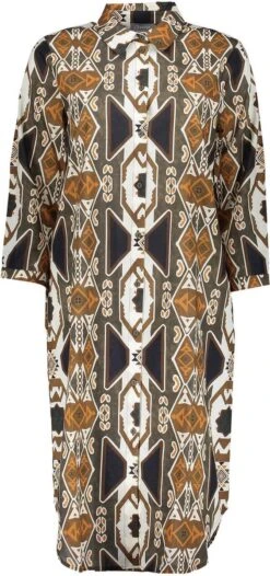 Geisha - Jurk - Bruin