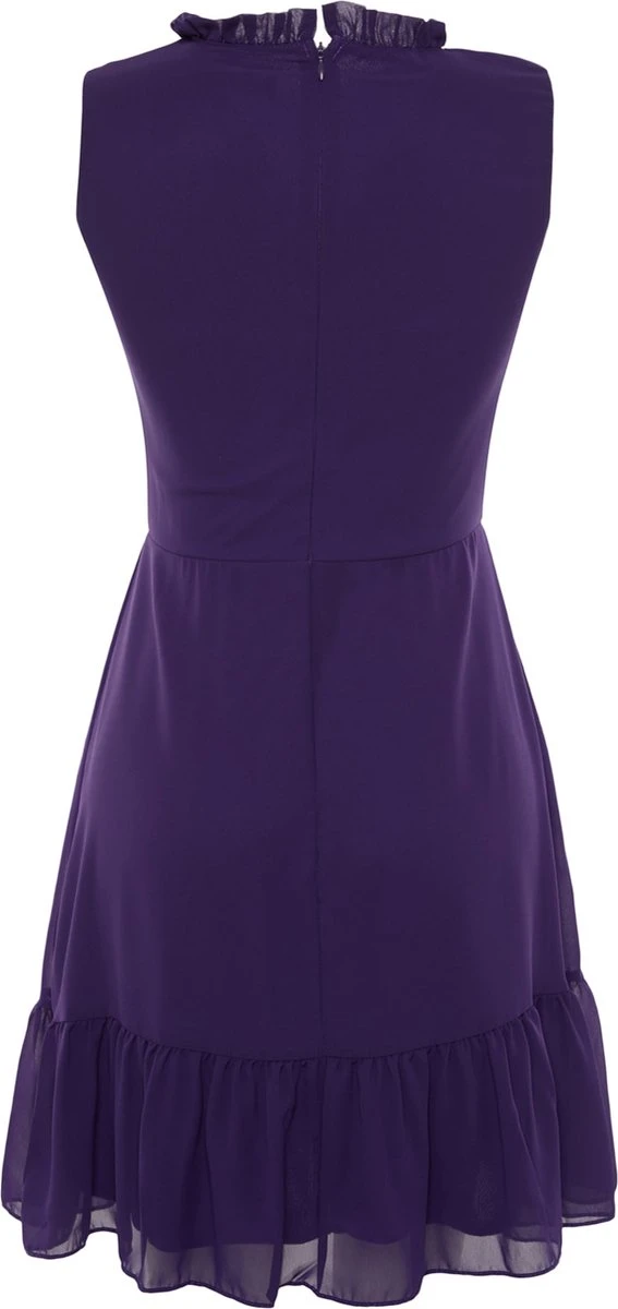 Trendyol Vrouwen Standaard Mouw Staande Kraag A-lijn Jurk 7 Trendyol Vrouwen Standaard Mouw Staande Kraag A-lijn Jurk - Afbeelding 5