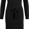 VILA VIMARLA COLLAR L/S KNIT DRESS Dames Jurk - Maat M