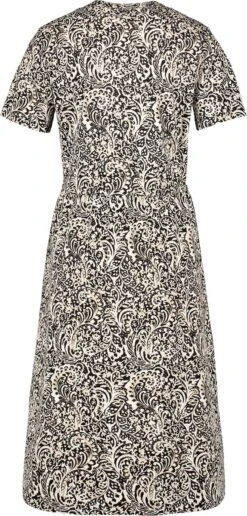 GERRY WEBER Dames Jurk Met A-lijn Schwarz/Ecru/Weiss Druck-36 12 GERRY WEBER Dames Jurk Met A-lijn Schwarz/Ecru/Weiss Druck-36 -Trendyo Trendy Winkel 574x1200 11