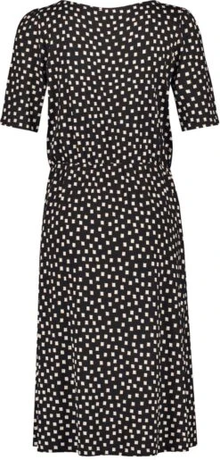 TAIFUN Dames Jersey Jurk Schwarz Gemustert-46 -Trendyo Trendy Winkel 576x1200 8