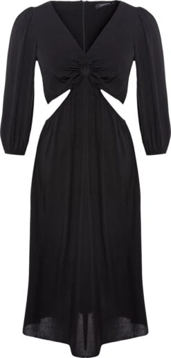 Trendyol Vrouwen Standaard Mouw V-hals A-lijn Plus Size Jurk -Trendyo Trendy Winkel 576x1200 9