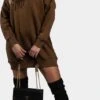 Malelions Signature Jurk Sweater Dames Cacoa Brown 2 Malelions Signature Jurk Sweater Dames Cacoa Brown -Trendyo Trendy Winkel 578x1200 1