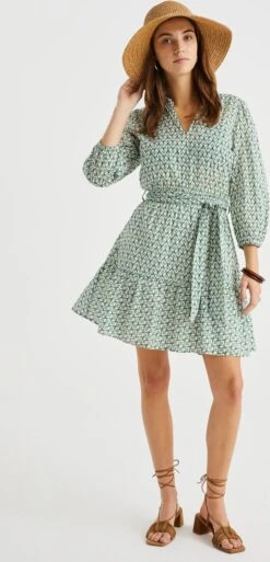 WE Fashion Dames Jurk Met Dessin -Trendyo Trendy Winkel 578x1200 2