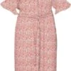 Vero Moda Jurk Vmrani 2/4 Calf Shirt Dress Wvn Lcs 10283519 Georgia Peach/rani Dames Maat - S -Trendyo Trendy Winkel 579x1200 1