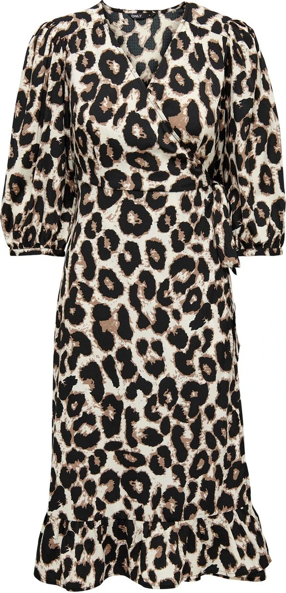 ONLY ONLOLIVIA 3/4 WRAP MIDI DRESS WVN NOOS Dames Jurk - Maat XXL 3 ONLY ONLOLIVIA 3/4 WRAP MIDI DRESS WVN NOOS Dames Jurk - Maat XXL