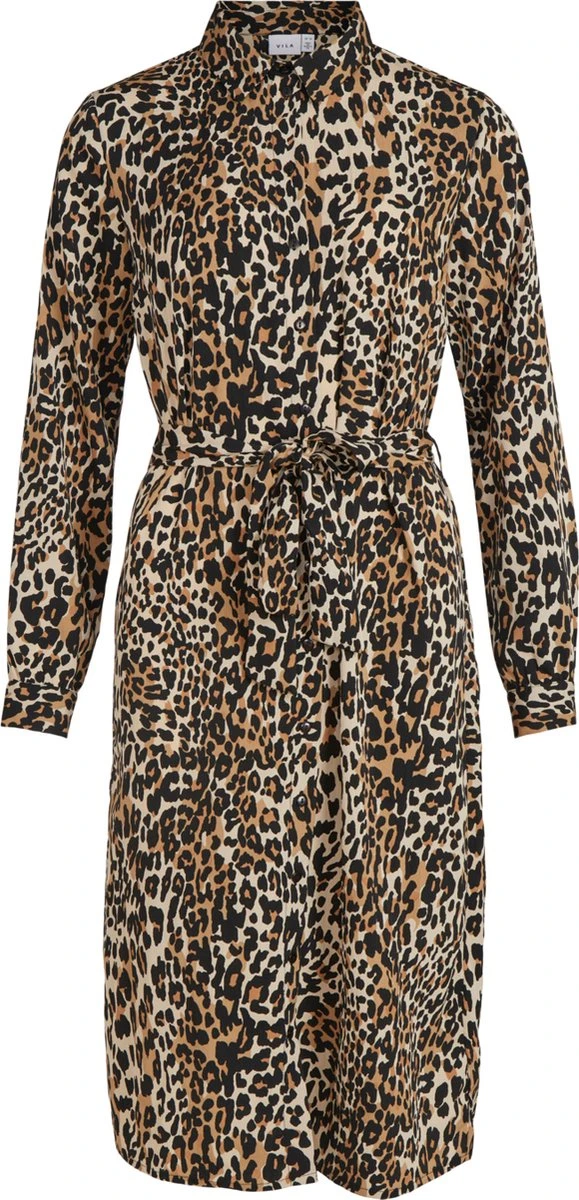 VILA VIYANA L/S MID CALF SHIRT DRESS/BF Dames Jurk - Maat 38 3 VILA VIYANA L/S MID CALF SHIRT DRESS/BF Dames Jurk - Maat 38