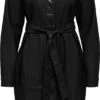 ONLY ONLAINO FAUX LEATHER SHACKE DRESS OTW Dames Jurk - Maat S