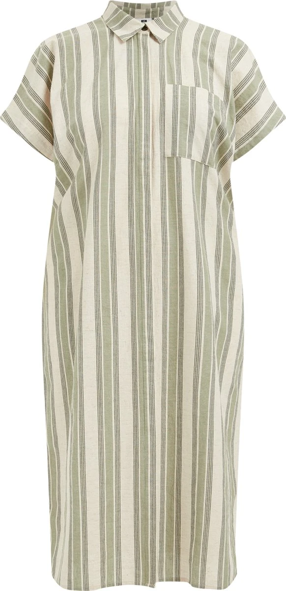 WE Fashion Dames Jurk Met Dessin - Curve 3 WE Fashion Dames Jurk Met Dessin - Curve