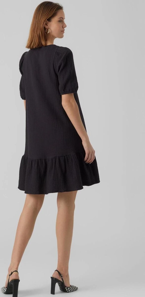 VERO MODA VMNATALI 2/4 ABK DRESS Dames Jurk - Maat M 5 VERO MODA VMNATALI 2/4 ABK DRESS Dames Jurk - Maat M - Afbeelding 3