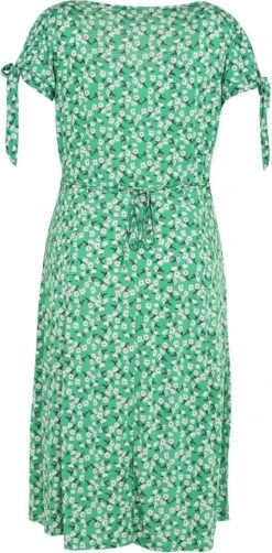 Paprika Koud Gebreide Lange Jurk Met Bloemenprint -Trendyo Trendy Winkel 591x1200 4