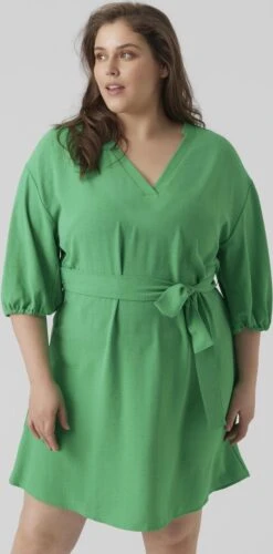 VERO MODA VMPYE 3/4 ABK DRESS WVN BTQ GA CUR Dames Jurk - Maat 54 -Trendyo Trendy Winkel 593x1200 14