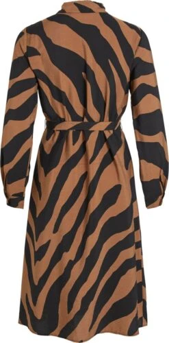 VILA VIDOGMA ZEB L/S MID CALF SHIRT DRESS/SU Dames Jurk - Maat 36 -Trendyo Trendy Winkel 593x1200 6
