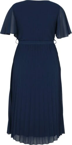 Promiss Halflange, Effen Plisséjurk Met Valse Wikkelkraag 14 Promiss Halflange, Effen Plisséjurk Met Valse Wikkelkraag -Trendyo Trendy Winkel 594x1200 2