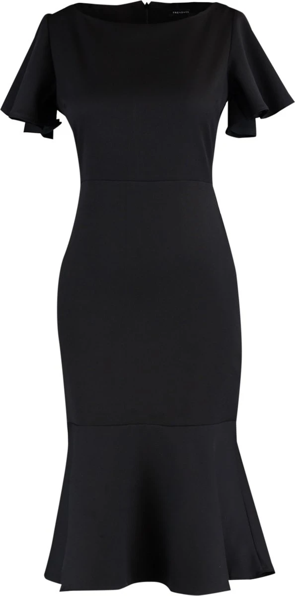 Trendyol Vrouwen Fluit Mouw Boothals Omslag Jurk 11 Trendyol Vrouwen Fluit Mouw Boothals Omslag Jurk - Afbeelding 9