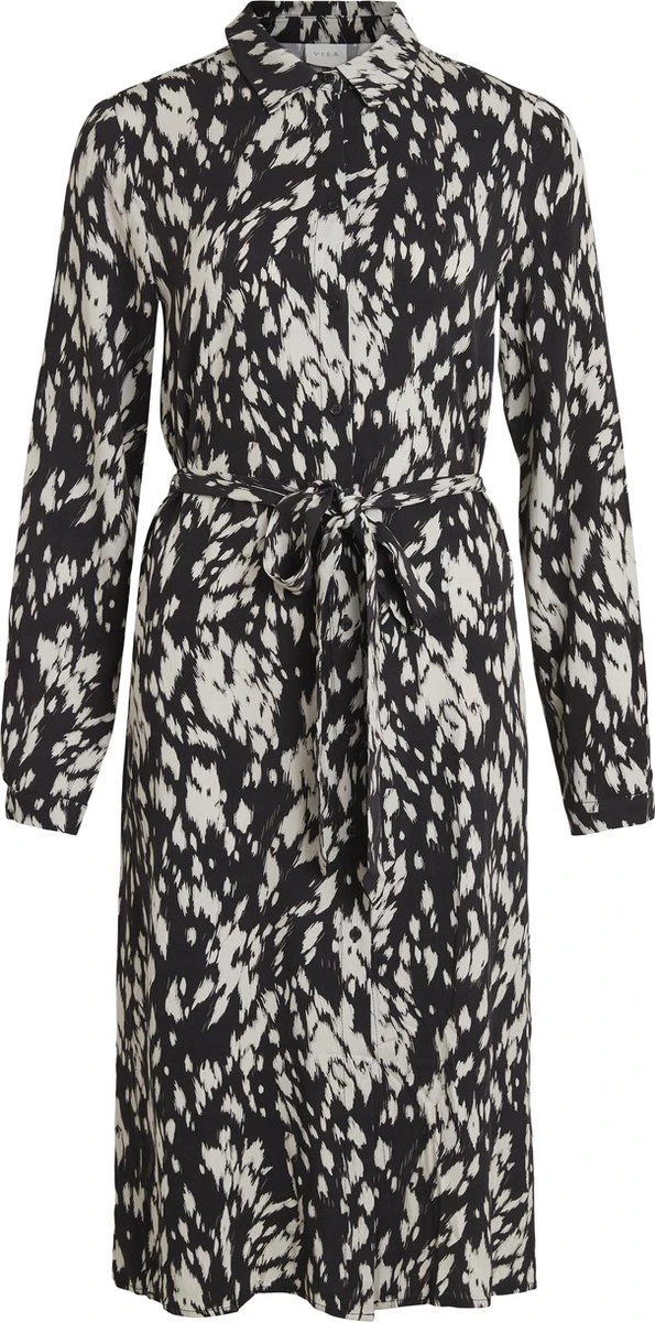 VILA VIGRAFDI L/S SHIRT DRESS/L Dames Jurk - Maat 34 3 VILA VIGRAFDI L/S SHIRT DRESS/L Dames Jurk - Maat 34