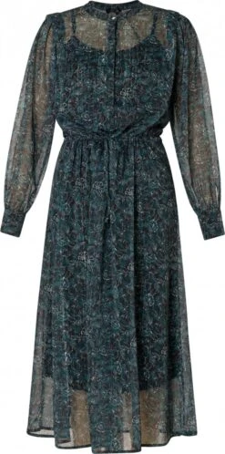 YESTA Donna Jurk - Black Multi Colour - Maat 2(50) -Trendyo Trendy Winkel 595x1200 2