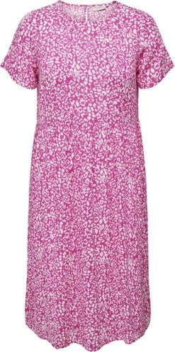 ONLY CARMAKOMA ONLY Jurk CARSIRINA Fijne Print -Trendyo Trendy Winkel 596x1200 2