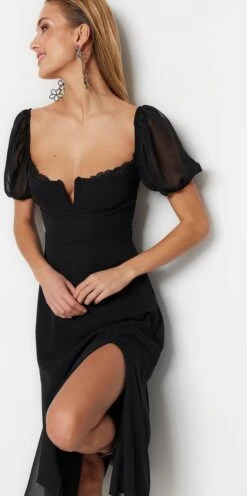 Trendyol Vrouwen Standaard Mouw Lieve Schat Verschuiving Jurk -Trendyo Trendy Winkel 597x1200 9