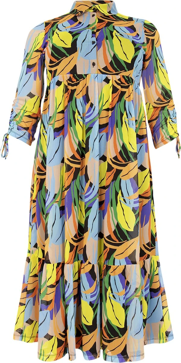 Yoek Jurk Met Ruches 3 Yoek Jurk Met Ruches