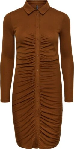 PIECES PCNORMA LS DRESS BC Dames Jurk - Maat M