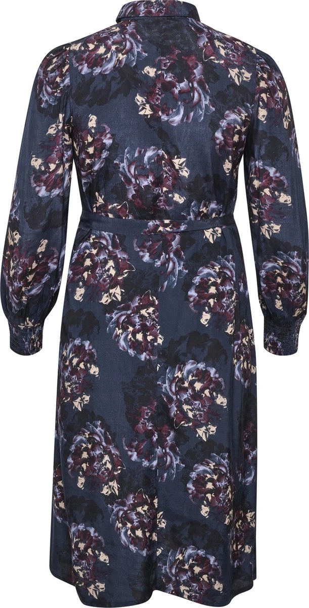 Kaffe Curve KCnanni Shirt Dress Dames Jurk - Maat 46 4 Kaffe Curve KCnanni Shirt Dress Dames Jurk - Maat 46 - Afbeelding 2