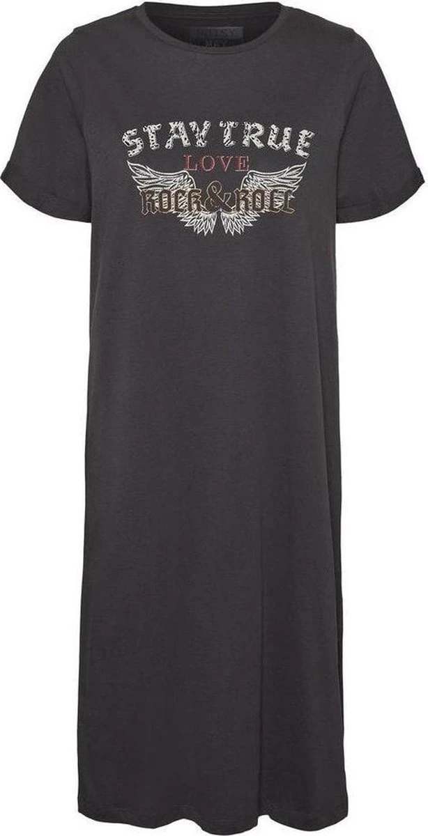 Noisy May NMHAZEL S/S T-SHIRT DRESS Dames Jurk - Maat XS 3 Noisy May NMHAZEL S/S T-SHIRT DRESS Dames Jurk - Maat XS